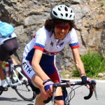 Aileen on bike